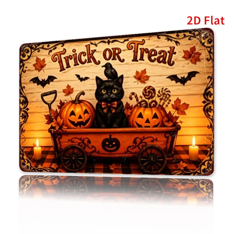 Black Tin Candle - CIFBUY Decoración de Pared Vintage de
