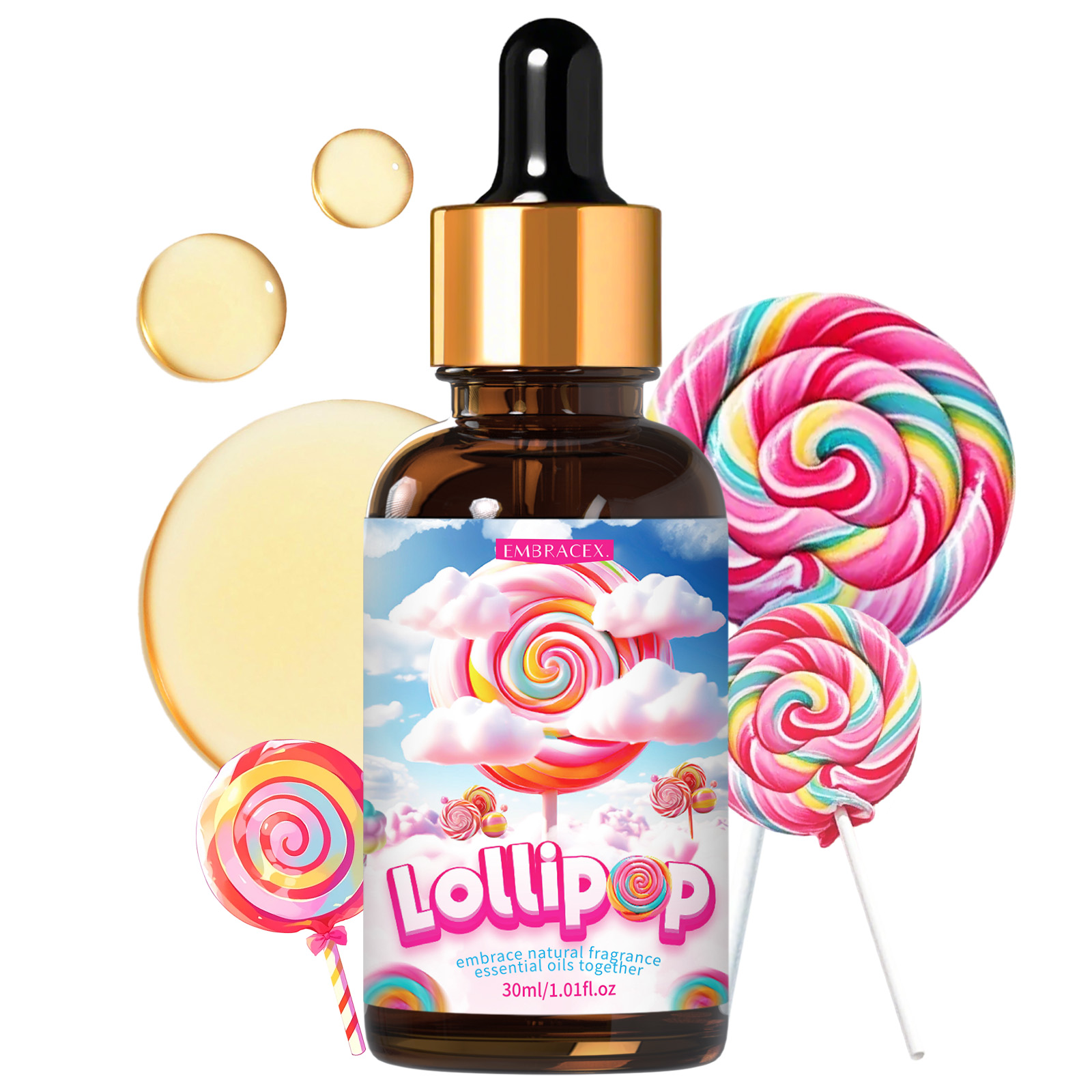 Candle Making Supplies Fragrance Oils - Aceites esenciales Lollipop de 30ml, aceite