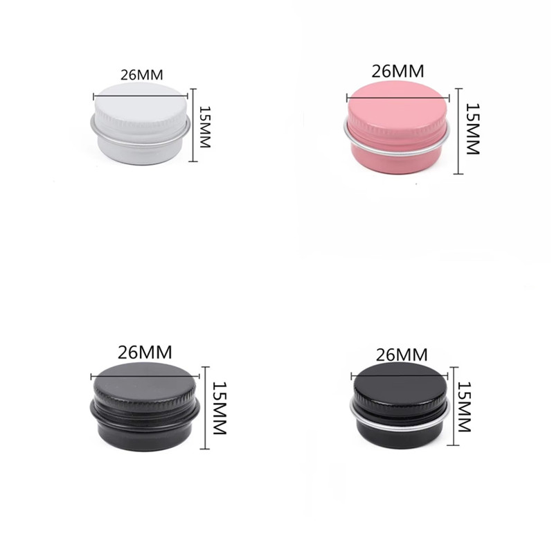 Black Tin Candle - 200 Uds Mini 5g rosa blanco