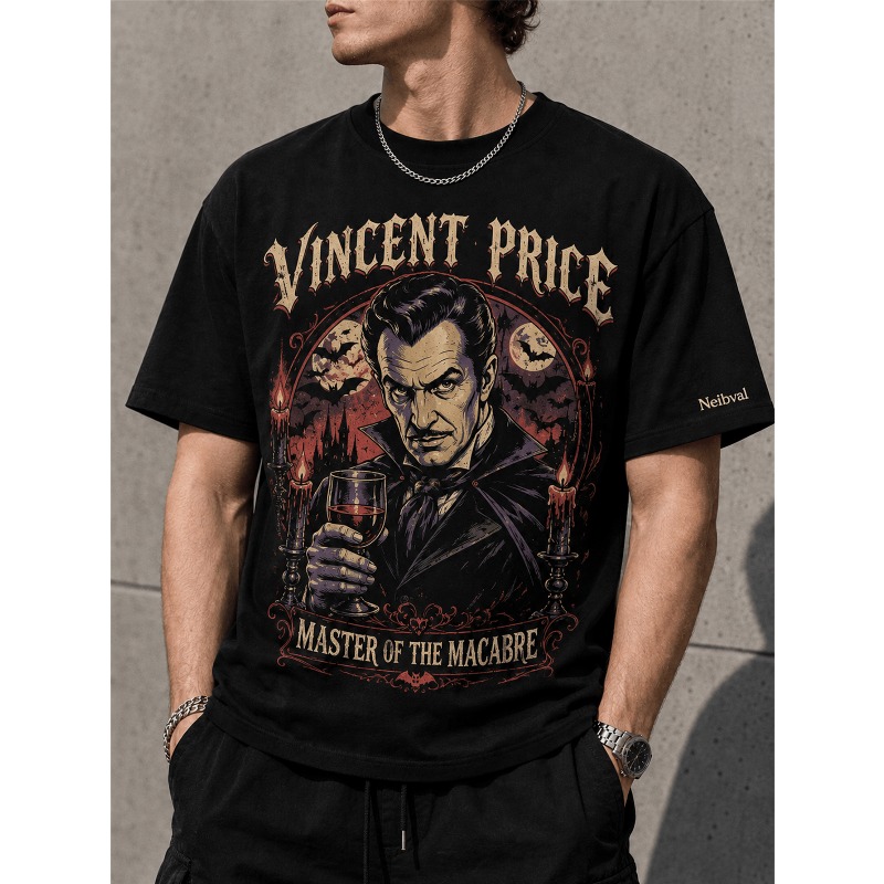Black Tin Candle - Camiseta Retro Gótica de Terror de