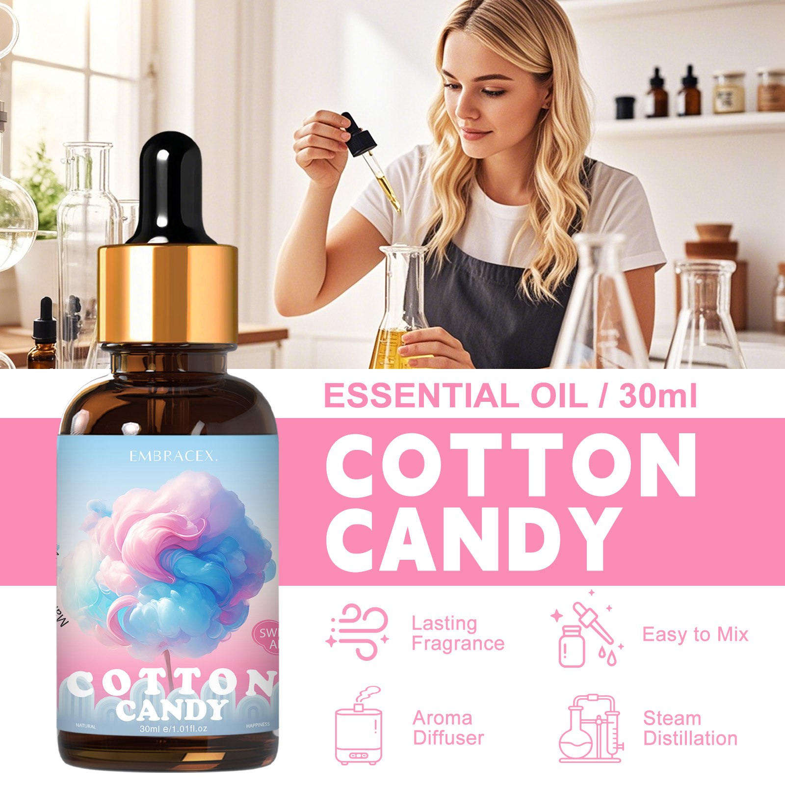 Aceites Aromáticos de Algodón  - Candle Making Supplies Fragrance Oils reseña y precio