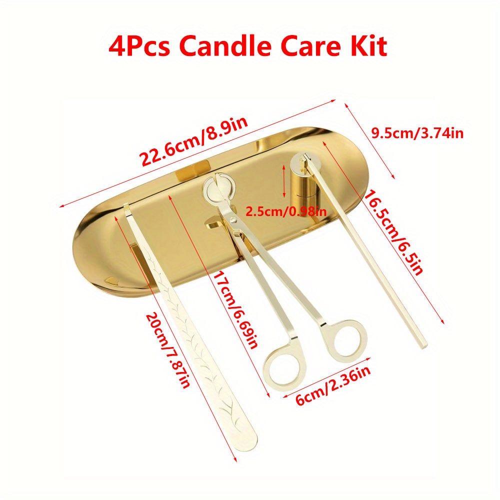 4 unids/set Kit de cuidado de  - Candle Making Supplies Online reseña y precio