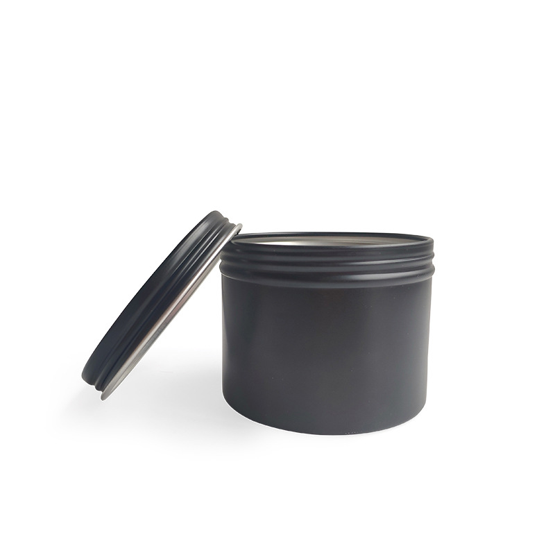 Caja redonda de lata de Metal, - Black Tin Candle reseña y precio