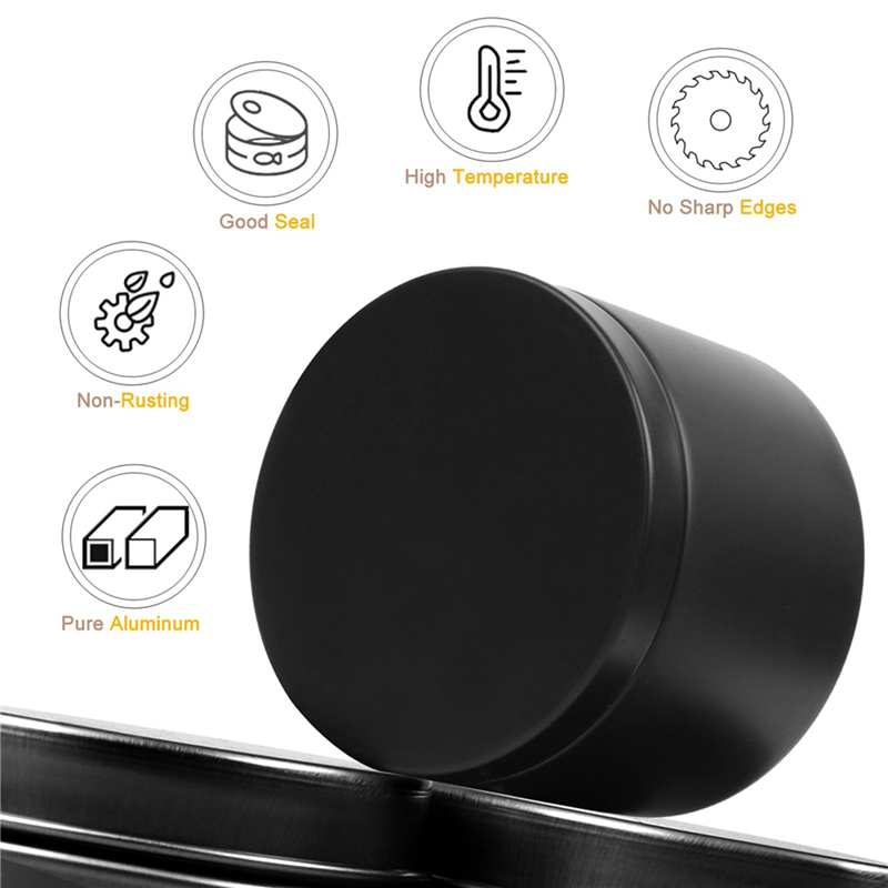 A93E-48Pcs latas de velas negr - Black Tin Candle reseña y precio