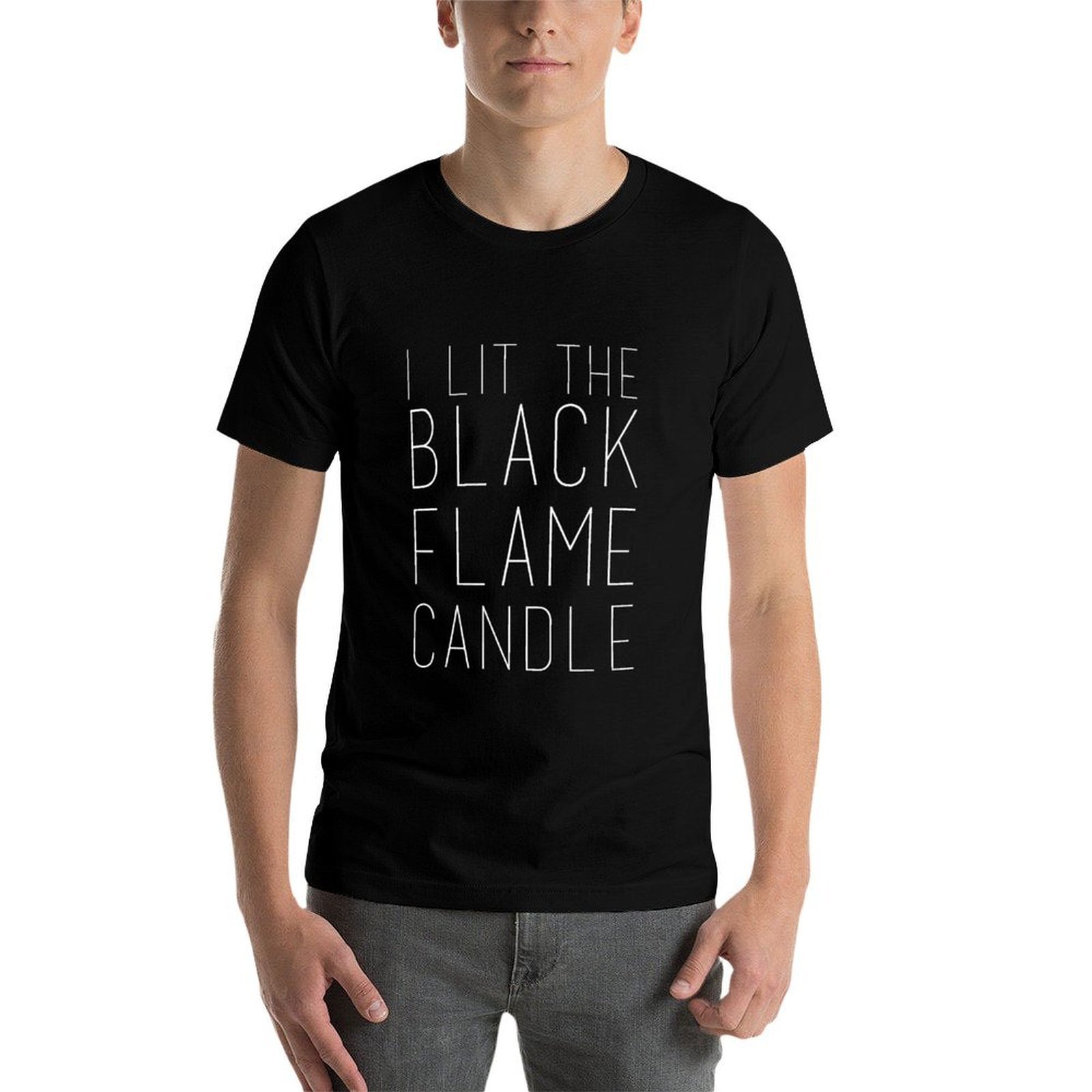 Camiseta Black Flame Candle (b - Black Tin Candle reseña y precio