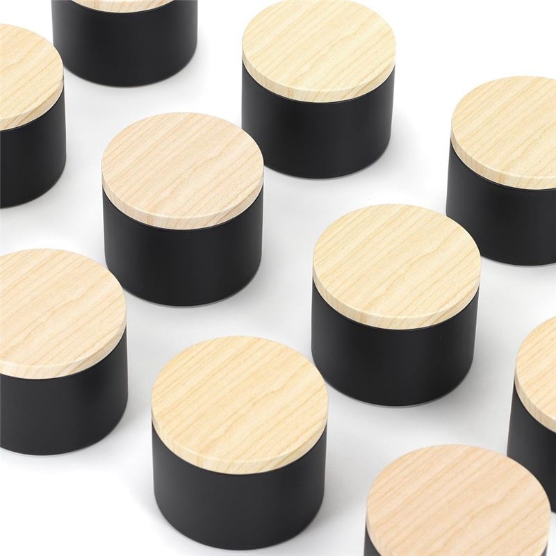 Paquete de 24 latas negras par - Black Tin Candle reseña y precio