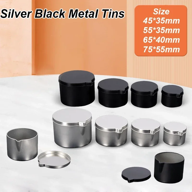 12 Uds. Latas de Metal negro p - Black Tin Candle reseña y precio